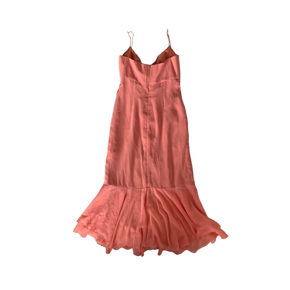 Vintage Holt Renfrew Fish Tail Style Chiffon Formal Dress - Picture 6 of 9
